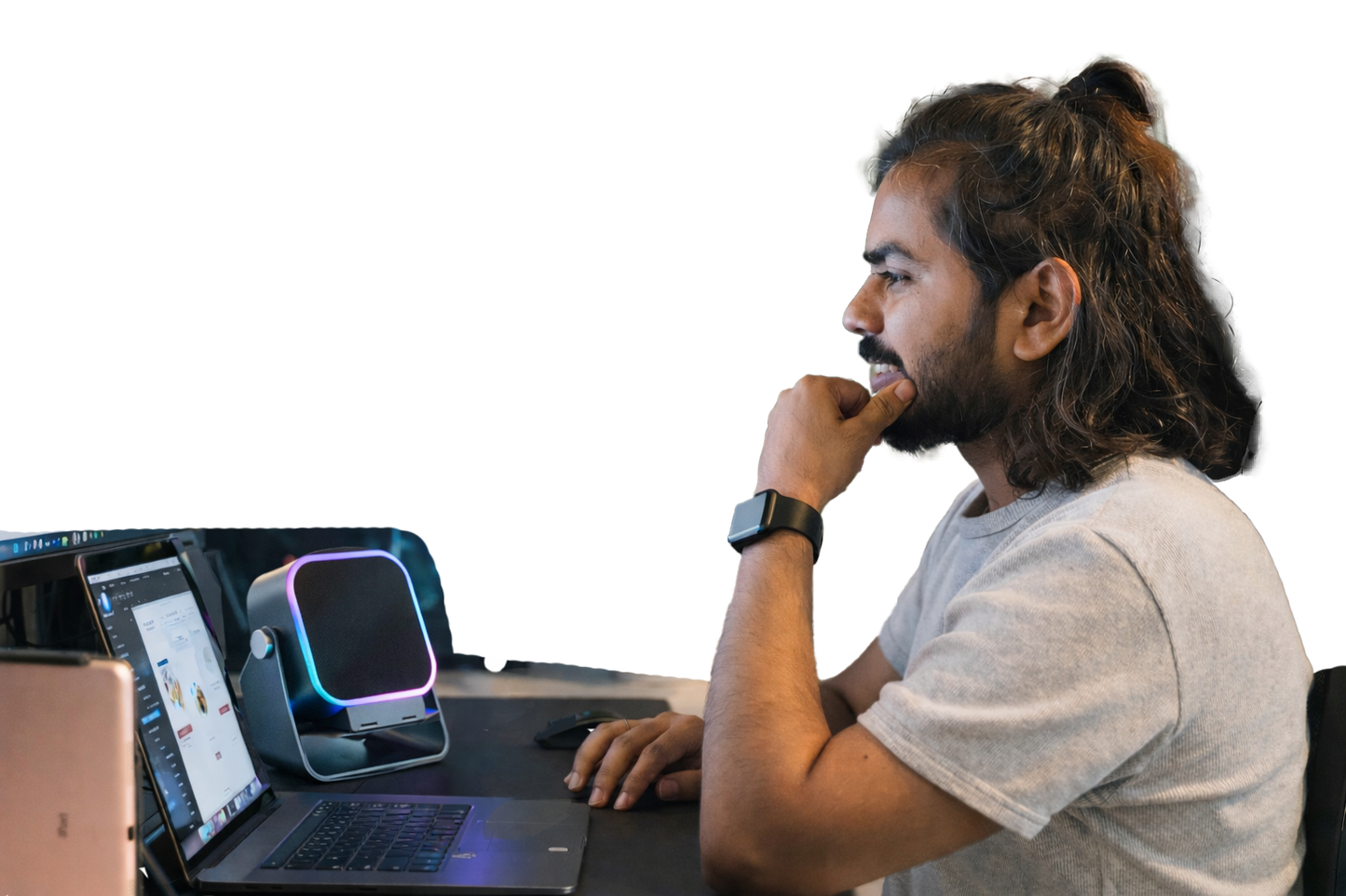 Estación de Audio 3 en 1 con Luz LED